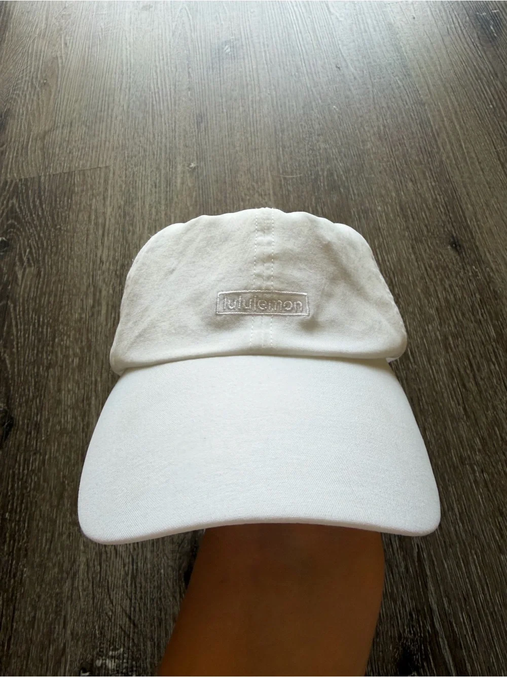 lululemon athletica Kids White Cap with Embroidered Logo